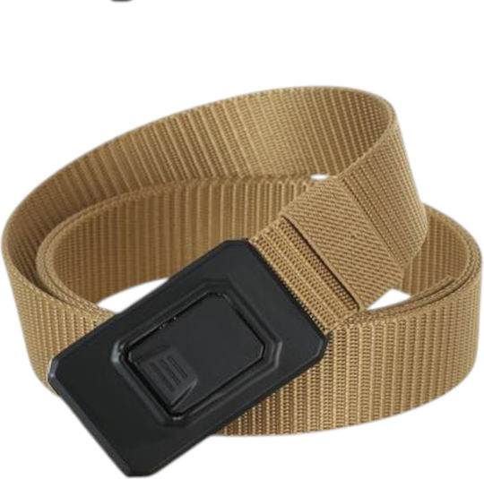Curea Bărbătească Tip Militar Molle Nylon Tactică Șase Culori Cataramă Quick Release Mărime Unică Kaki Gy9q