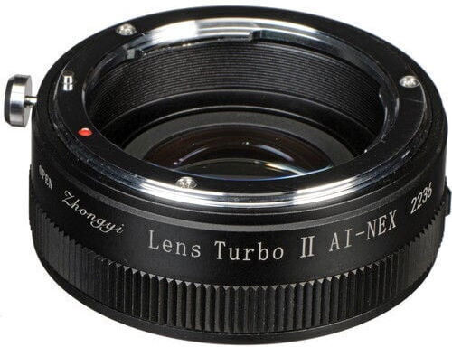 Adaptor Montură Mitakon Mitakon Lens Turbo Mark 2 Lentile Nikon F Pentru Camere Sony E Mtkltm2ai2se