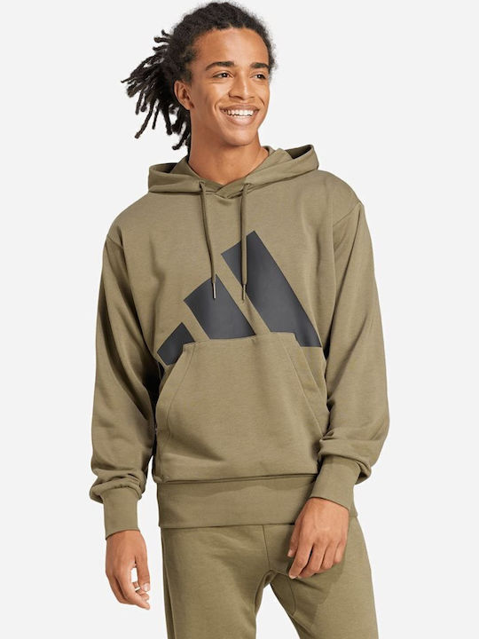 adidas Essentials Φούτερ με Κουκούλα Πράσινο