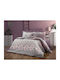 Dimcol Duvet Cover Single 160x240 Kallirroi 606 Grey-burgundy