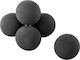 Vevor 12.5 Cm 6 Pcs Ceramic Fire Balls Round Fire Stones Reusable Lava Rocks