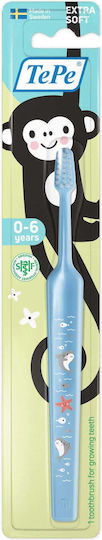 TePe Мини X-soft Бебешка Четка За Зъби За 0м+ Синя
