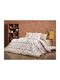 Dimcol Bettwäsche-Set Überdoppel 240x270cm. White-beige 490 4Stück