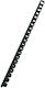 Plastic Spiral Bookbinding Oval Black 25mm