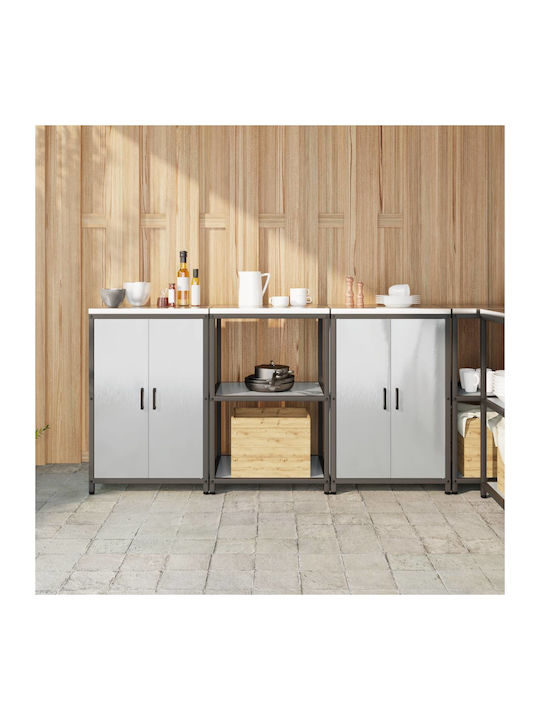 Boden Küchenschrank Schwarz 180x50x92cm