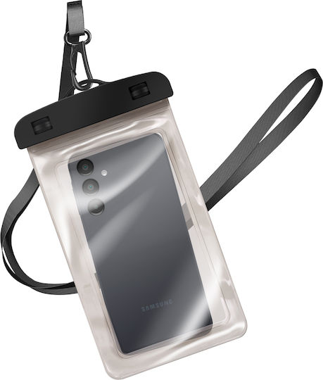 Avizar Waterproof Case 5.8 to 6.8 Inch Touch Phone Neckband Transparent