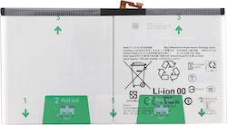 Clappio Internal Battery Galaxy Tab S10 Ultra 11200mah Model Eb-bx926abe White