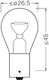 Set 2 Bulbs 12v P21w Original Blister Osram