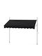 Costway Terrace Wall Tent Black 2.5x1.2cm