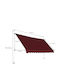 Costway Seitenrolloschatten Garten mit LEDs 3.5x2m
