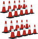ECD Germany Plastic Cone Red W51xH51cm