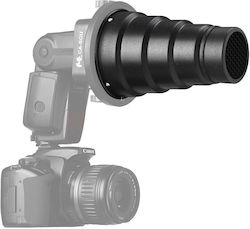 Falcon Eyes Snoot Grid Hot Shoe Blitz Universaladapter