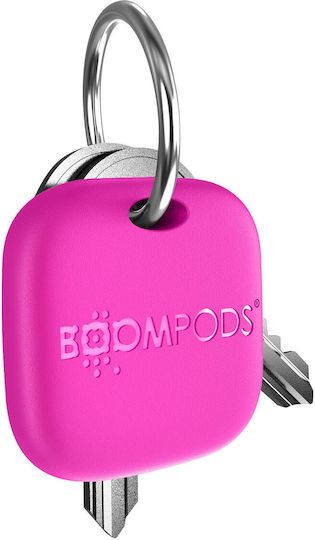 Boompods BOOMTAG Universal Презареждаща Се Съвместим С Apple Find My Фуксия