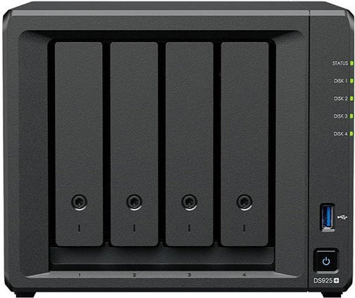 Synology DiskStation DS925+ + -12T-00-2 NAS 12ТБ HDD/M.2/SSD и 2 Ethernet порта