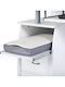 Computer Büro Holz White 120x55x85cm