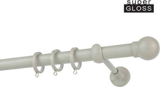 Zogometal Μεταλλικό Κουρτινόξυλο CP0058 Φ25mm