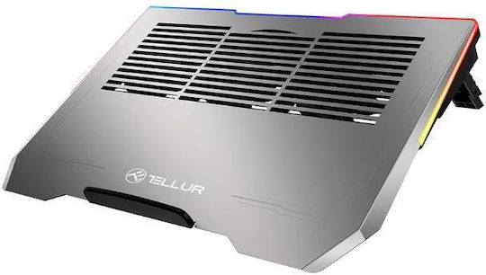 Tellur Cooling Pad for Laptop up to 17.3" with 3 Fans and Silver Illumination TLL491321
