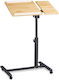 Relaxdays Stand für Laptop bis zu 19" Braun