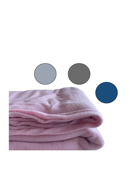 TnS Blanket Fleece Single 150x220cm Pink