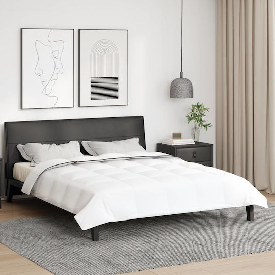 vidaXL Παπλωματοθήκη King Size 260x220 Λευκό