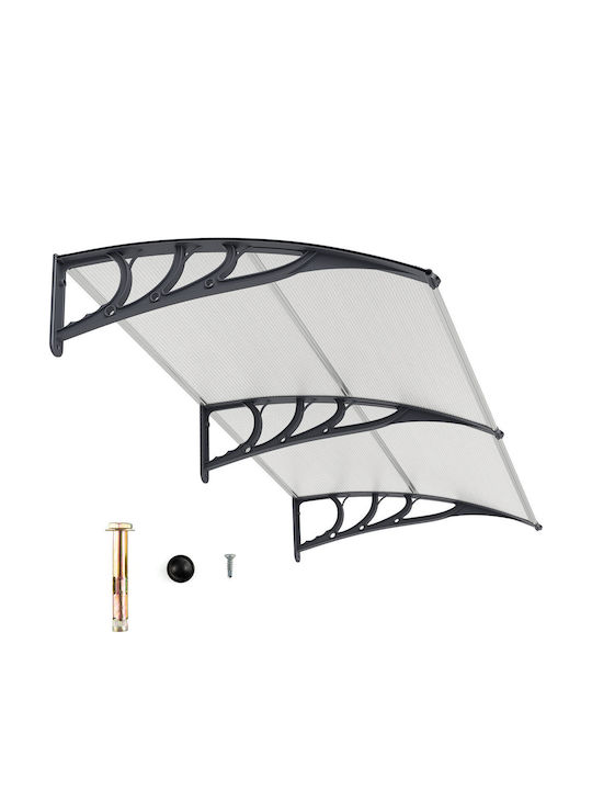 Costway Γκρι Αλουμινένια Σκεπή 199 X 99 Cm Πόρτα Εισόδου Np11230hs Costway Γκρι Αλουμινένια Σκεπή 199 X 99 Cm Πόρτα Εισόδου Np11230hs