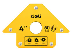 Deli DL-HDW50 Γωνία Συγκόλλησης με Μαγνητική Ικανότητα 22kg & Γωνίες 45° / 90° / 135° Deli DL-HDW50 Γωνία Συγκόλλησης με Μαγνητική Ικανότητα 22kg & Γωνίες 45° / 90° / 135°