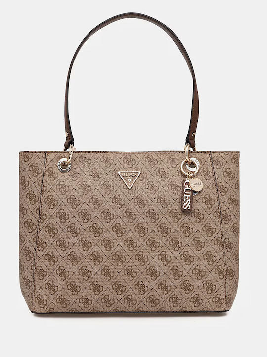 Guess Geantă de damă Tote De mână Maro