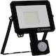 Ledvance Proiector LED Etanș 30W Alb Natural 4000K cu Senzor de Mișcare IP65