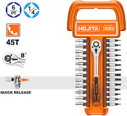 Hojita 600003.0086 Комплект Кестени И Орехчета 1\4" 27 Бройки