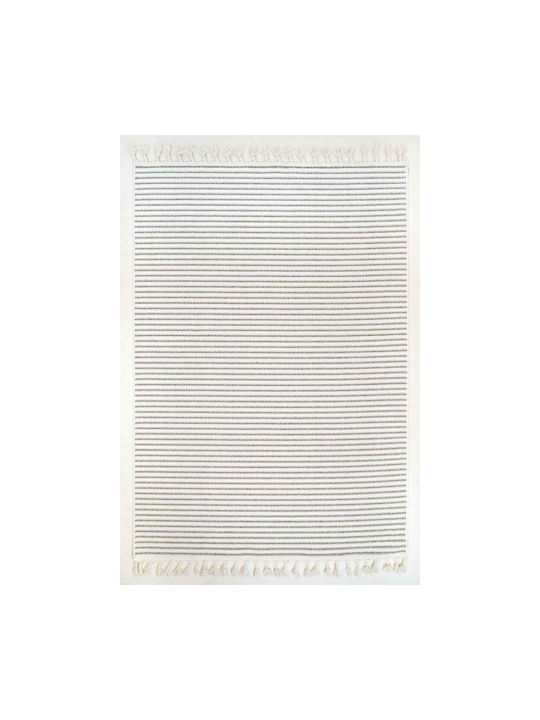 Ezzo Cottone E767a3u Χαλί Διάδρομος Cream 80x200cm