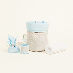 Beauty Home Cilindru Set De Ulei Alb Cu Buline