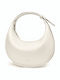 Leder Damentasche Tote Handtasche Ecru