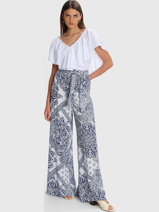 Damen Stoff Hose Multicolor