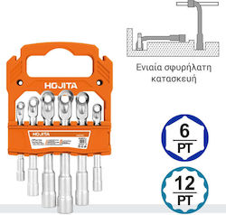 Hojita Hjth4206 Ключови Инструменти Ъглови Многоъгълни Тръбен Пипа L Cr-v Подредба 6 Бройки