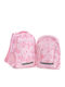 Yolo School Bag Backpack Elementary, Elementary Pink with Water Bottle Holder 28Liters