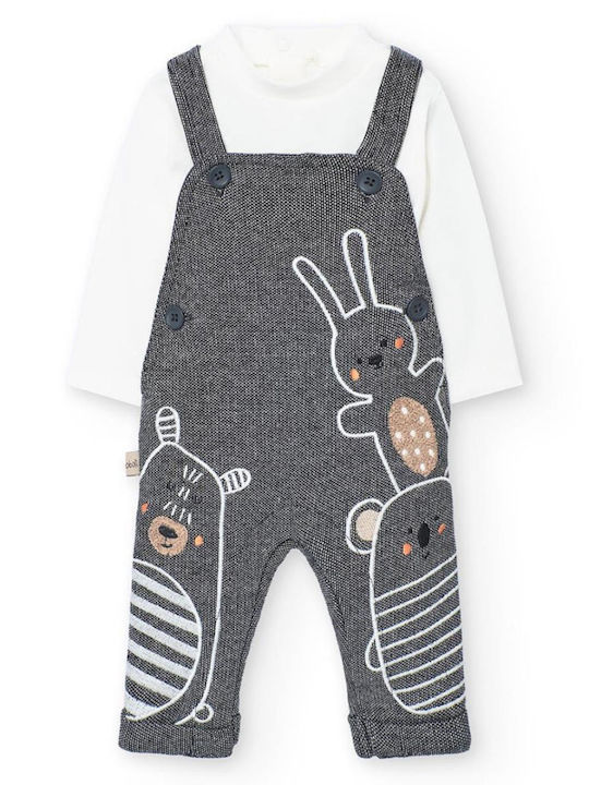 Kinder-Set mit Hose Sommer 2Stück Anthracite