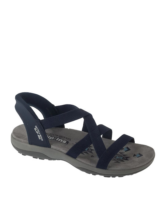 Reggae Slim Stretch Flex Γυναικεία Σανδάλια Navy Μπλε
