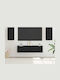 Wohnzimmer TV-Einheit Black Oak L30.5xB30xH30cm