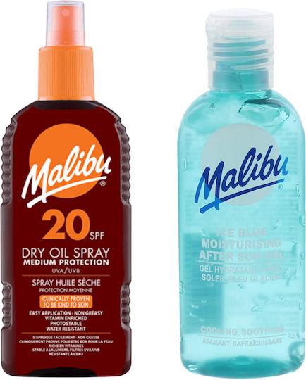 Malibu Масло За Тен Spf20 200мл + Гел След Слънце 100мл