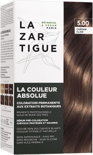 Lazartigue Vopsea De Păr 5.00 Castaniu Deschis 143ml