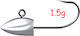 Cap De Plumb Progre Bug Bullet Sureajie 1.5gr