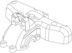 Mjx Hyper Go Rear Gearbox Cover Part Number 14190b