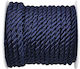 Κορδόνι Τρίκλωνο Rayon 5mm 15m T1409002 Μπλε