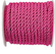 Κορδόνι Τρίκλωνο Rayon 5mm 15m T1409002 Φούξια