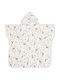 Sensillo Baby Poncho-Bademantel Kapuzen white
