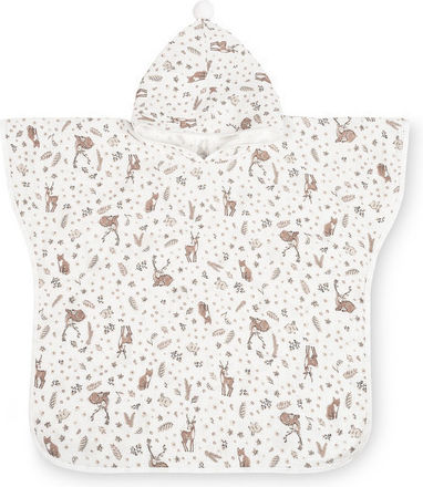 Sensillo Poncho-Bebeluș Cu glugă white