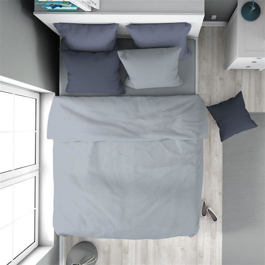 Dimcol Μονή 160x240cm Solid 505 Light Blue-grey