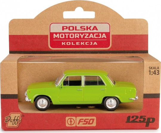 Количка Daffi Prl Vehicle Fiat 125p Зелен
