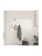Hallway Furniture with Mirror & Hanger 90x10x50 cm