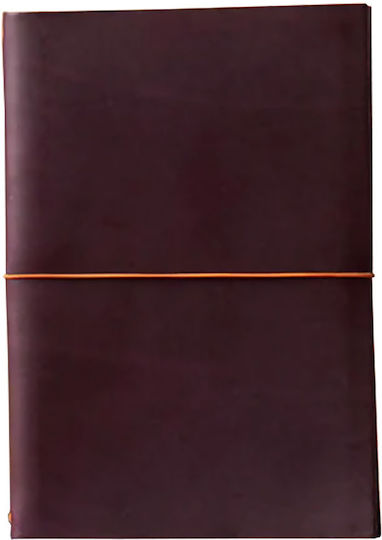 Paper Republic Grand Voyageur Xl Σημειωματάριο 24 Φύλλων με Λευκές Σελίδες με Λάστιχο Λευκό